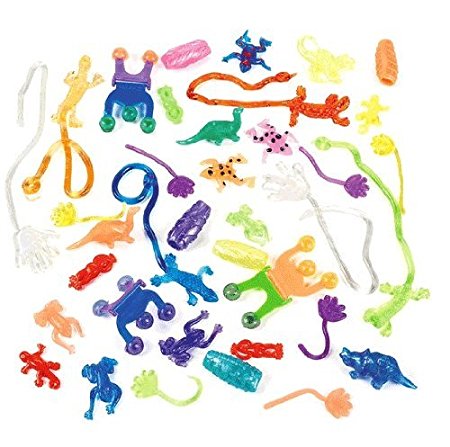 Fun Express Assorted Sticky Stretchy Toys (100 Piece/Unit)