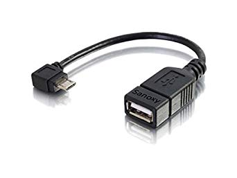 SANOXY 1X Micro USB OTG to USB 2.0 Adapter - Black
