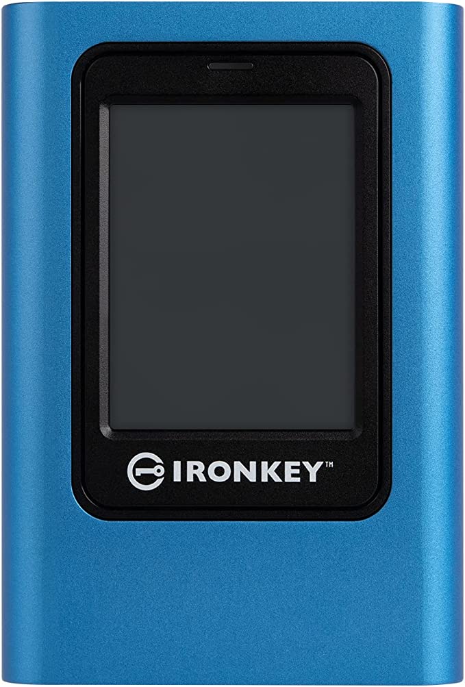 Kingston IronKey Vault Privacy 80 960GB External SSD | FIPS 197 | XTS-AES 256GB Encrypted | Touch Screen PIN | Secure Data Protection | IKVP80ES/960G