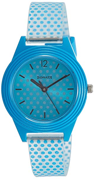 Sonata Analog Blue Dial Girls Watch-87024PP04