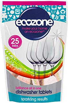 Ecozone 5 in 1 Dishwasher Tablets (Contains 25 Tablets)