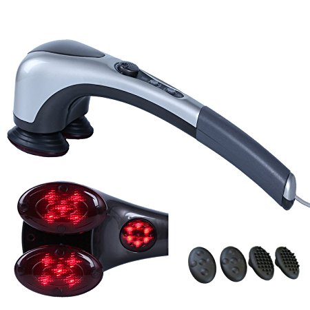 Angel Kiss Hot Sale Handheld Variable Speed Full Body Heating Percussion Extreme Massager for Head, Neck, Shoulder, Back, Leg, Foot Face Motion Massager with Heat