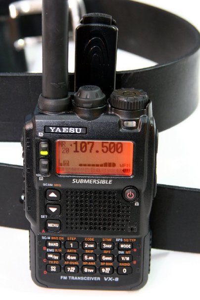 Yaesu VX-8DR Multi-Band Submersible VHFUHF Amateur Radio Transceiver