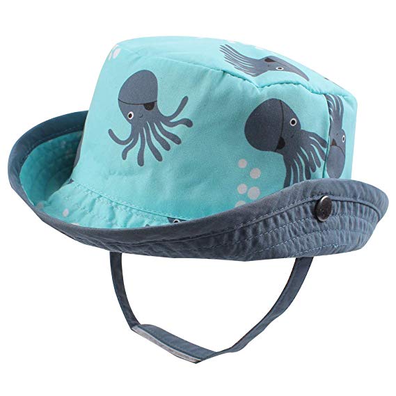 XIAOHAWANG Baby Sun Hat Boys Girls Toddler Summer Bucket Outdoor Child Beach Caps UPF 50  for 3 Months-4 Years