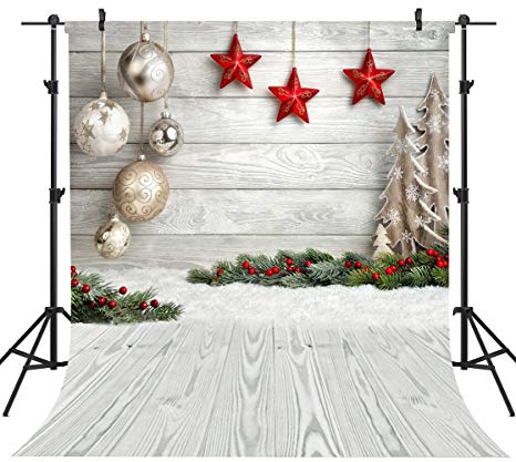 OUYIDA 10X10FT Seamless Christmas theme CP Pictorial Cloth Photography Background Computer-Printed Vinyl Backdrop SD768A