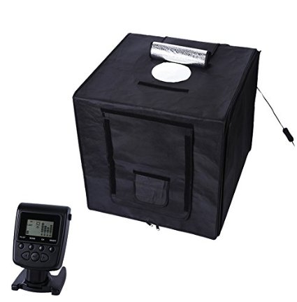 Polaroid Portable Studio Box Photography Tent with LED Light Panel and Remote Control