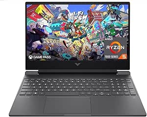 HP Victus 15.6" 144Hz FHD Gaming Laptop,AMD Ryzen 5 7535HS,16GB DDR5 RAM,1TB SSD,AMD Radeon RX 6550M,Beats RTX 2050,Backlit Keyboard,Windows11 Pro, Mica Silver