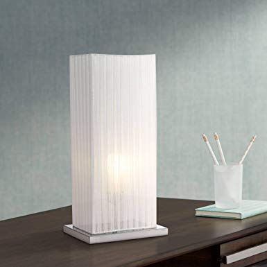 Cube Ribbon Shade 19 3/4" High Accent Table Lamp - 360 Lighting