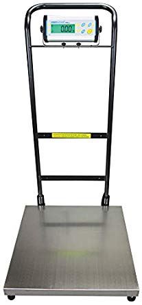 Adam Equipment CPWplus 35W Wheeled Floor Scale, 75lb/35kg Capacity, 0.02lb/10g Readability