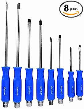 VCT 8pc Piece Hammer Head Screwdriver Commercial Grade Set Magnetic Tip