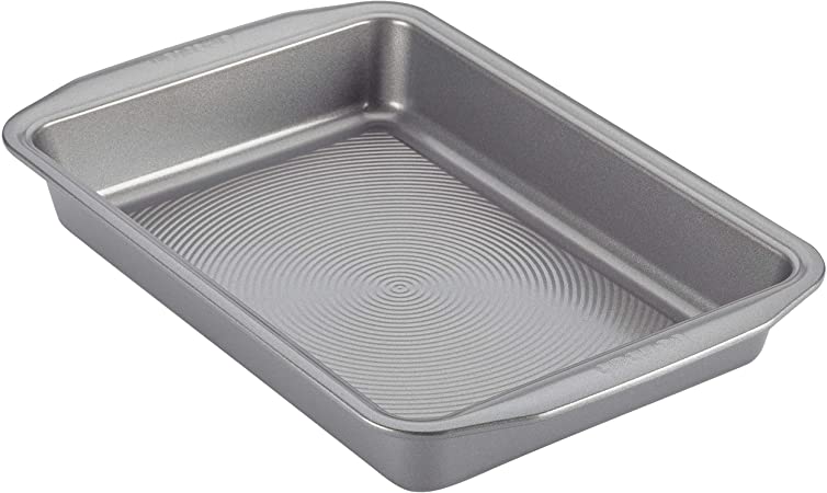 Circulon 47477 Nonstick Bakeware Nonstick Baking Pan / Nonstick Cake Pan, Rectangle - 9 Inch x 13 Inch, Gray