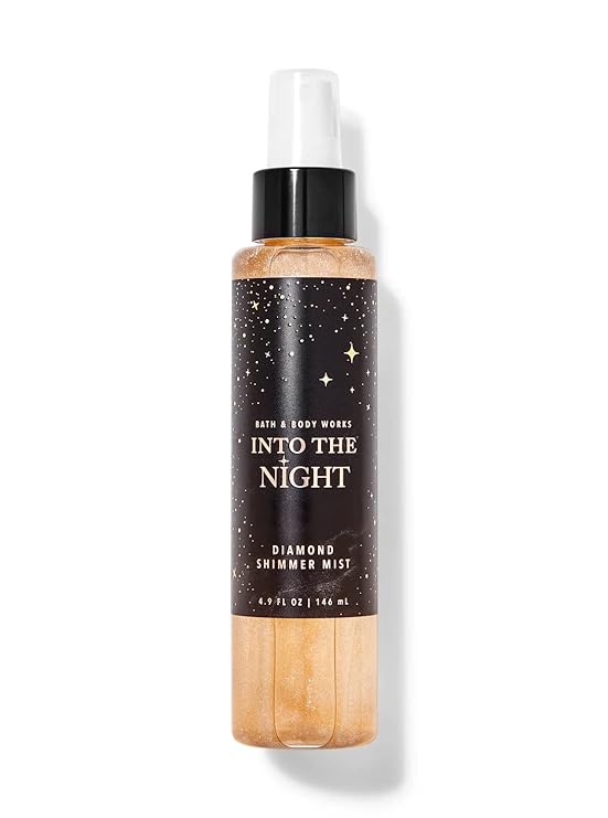 Bath and Body Works INTO THE NIGHT Diamond Shimmer Mist 8 Fluid Ounce (2019 Limited Edition)