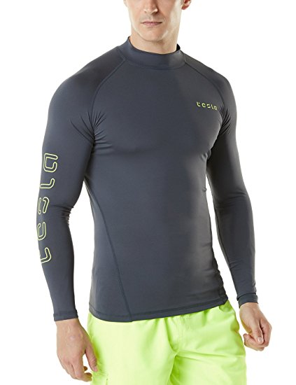 Tesla Men's UPF 50  Long Sleeve Rashguard MSR13/MSR12/MSR11/MSR10/MSS03