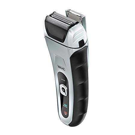 Wahl Speed Shave Rechargeable Wet/Dry Waterproof Facial Hair Shaver with Speedflex Precision Foils 7069