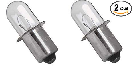 Makita A-90261 Flashlight Bulbs, 2 Per Package