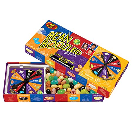 Jelly Belly Bean Boozled with Spinner Wheel Game 4th Edition, 3.5 Ounce