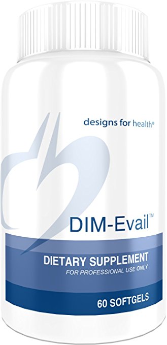 Designs for Health - DIM-Evail - 100mg Diindolylmethane without Soy, 60 Softgels