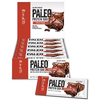 Julian Bakery® Paleo Thin® Protein Bars (Chocolate Brownie) (Gluten-Free) (1g Sugar) 12 Bars