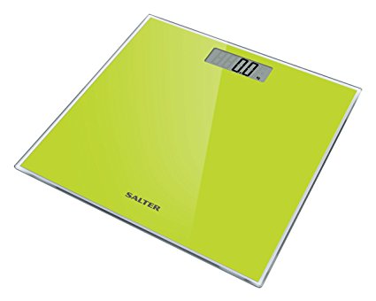 Salter 9037 Glass Electronic Digital Bathroom Scale, Green