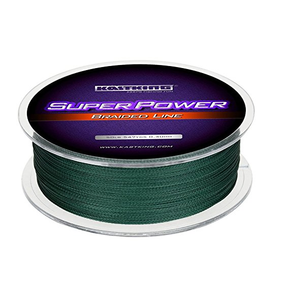 KastKing SuperPower Braided Fishing Line - Abrasion Resistant Braided Lines – Incredible Superline – Zero Stretch – Smaller Diameter – A Must-Have!