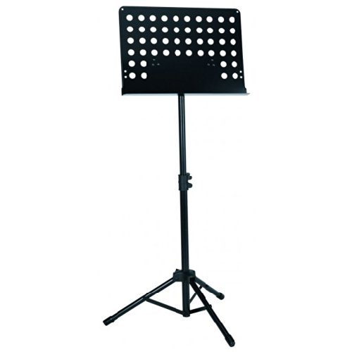 TopStage Deluxe Lectern Orchestra Conductor Music Stand - Black A204
