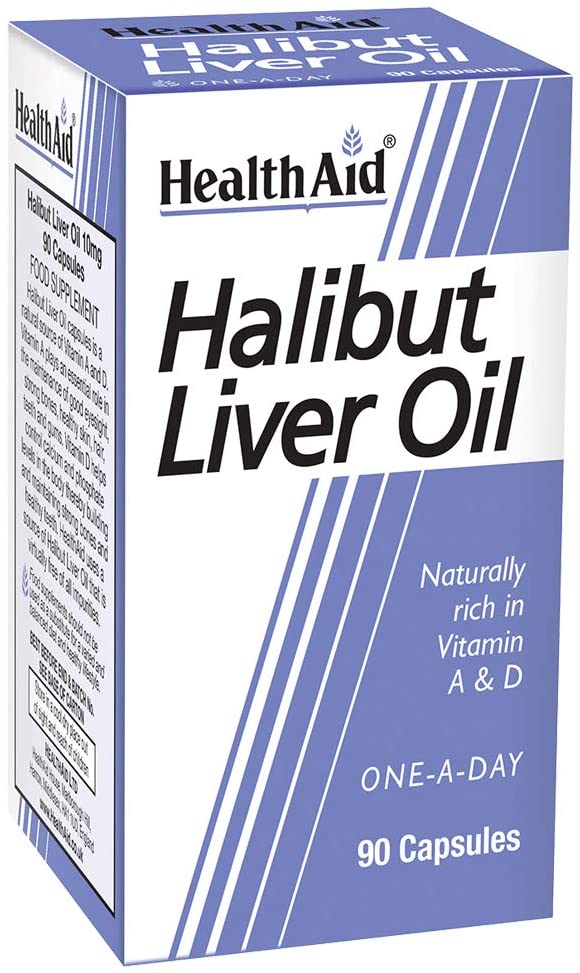 HealthAid Halibut Liver Oil 90 capsule