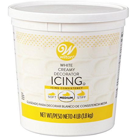 Wilton Decorator Icing 4lb. Tub, White, Cake Decorating Supplies