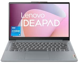 Lenovo IdeaPad Slim 3 Intel Core i5-12450H 14" (35.56cm) FHD IPS 300 Nits Thin & Light Laptop (16GB/512GB SSD/Win 11/Office 2021/Alexa Built-in/3 Month Game Pass/Arctic Grey/1.37Kg), 83EQ0044IN