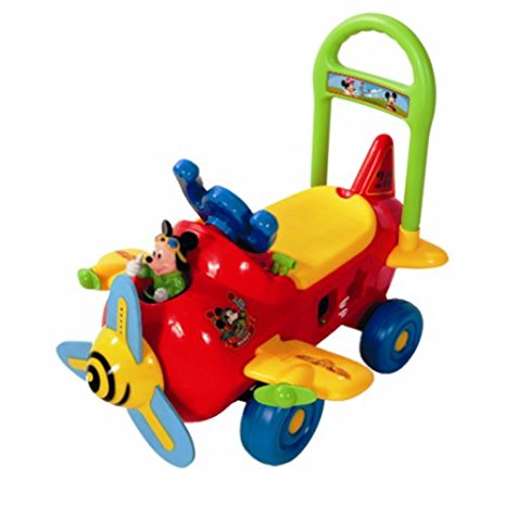 Kiddieland Disney Fly with Mickey Mouse Activity Ride-On Push Plane | 034918