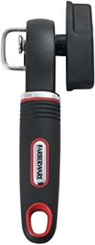 Farberware Soft Grips Safety Can Bottle Opener, One Size, Black/Red 2