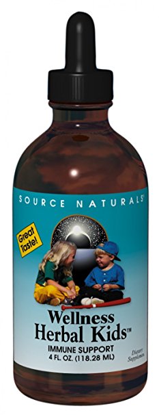 Source Naturals Wellness Herbal Kids Liquid, 4 Ounce