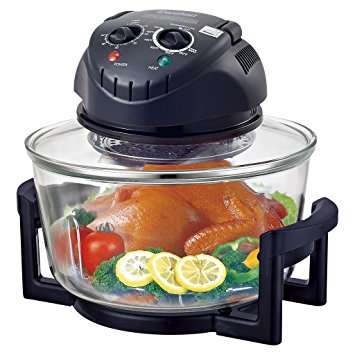 Excelvan 12 Quart 1200W Halogen Tabletop Countertop Convection Oven,Matt Black