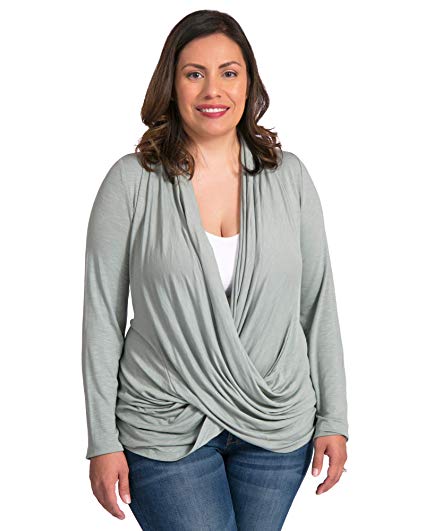 Clara Criss Cross Nursing Top | Infinity Cardigan for Breastfeeding