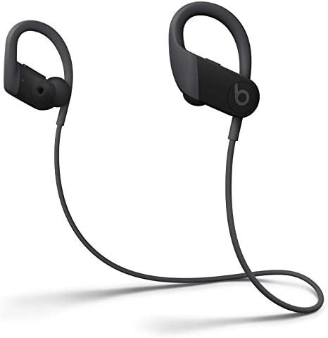 Powerbeats High-Performance Wireless Earphones - Apple H1 Headphone Chip, Class 1 Bluetooth, 15 Hours Of Listening Time, Sweat Resistant Earbuds - Black (Latest Model)