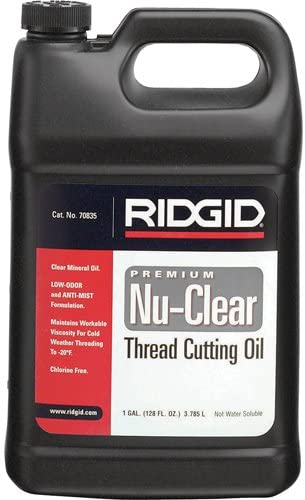 RIDGID 70835 Thread Cutting Oil, 1 Gallon of Nu-Clear Pipe Threading Oil