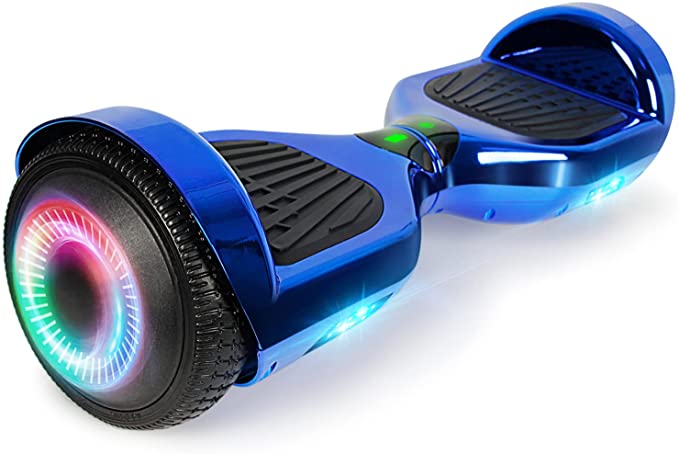 SISIGAD Hoverboard Self Balancing Scooter 6.5" Two-Wheel Self Balancing Hoverboard with Bluetooth Speaker for Adult Kids Gift - Fun Edition