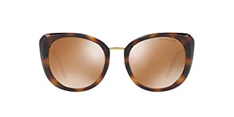 Michael Kors Women MK2062 52 LISBON Tortoise/Gold Sunglasses 52mm