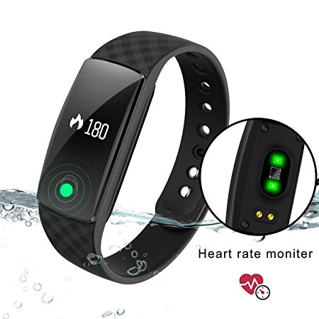 DENISY Fitness Trackers Wireless Activity Smart Bracelet with Heart Rate Monitors for IOS Android Activity Watch Wristband.