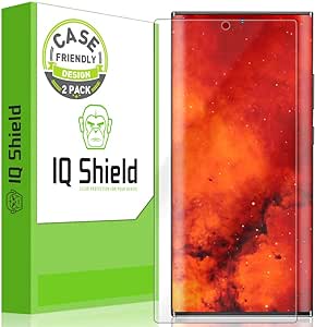 IQShield Screen Protector Compatible with Samsung Galaxy Note 20 Ultra (6.9 inch)(2-Pack)(Case Friendly) Anti-Bubble Clear TPU Film