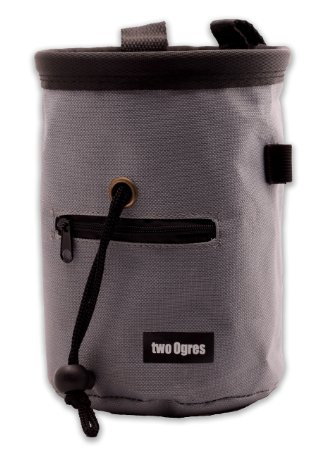 two Ogres Essential-Z Chalk Bag with Belt and Zippered Pocket