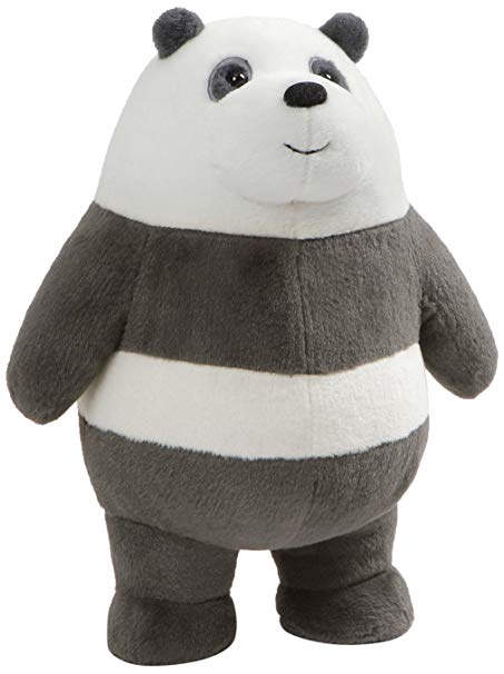 GUND Cartoon Network We Bare Bears Standing Panda Plush, 11", Gray