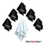 EliteTechGear Microfiber Cleaning Cloths 6 Pack