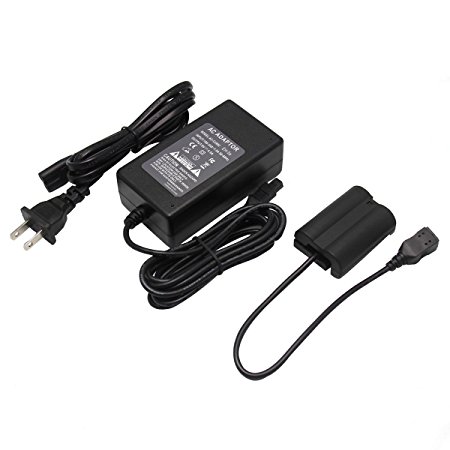 Glorich EH-5 Plus EP-5B Replacement AC Power Adapter Kit for Nikon 1 V1 D500 D600 D800 D7000 D7200 DSLR Cameras (With Built-in Smart Decoding Chip)