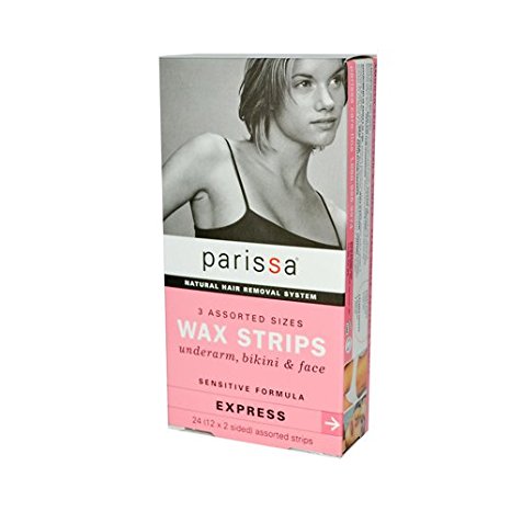 Parissa Wax Strips Sensitive 24 Ct