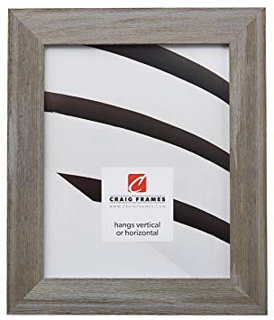 Craig Frames Barnwood Chic, Rustic Hardwood Picture Frame, Gray, 22 by 28-Inch