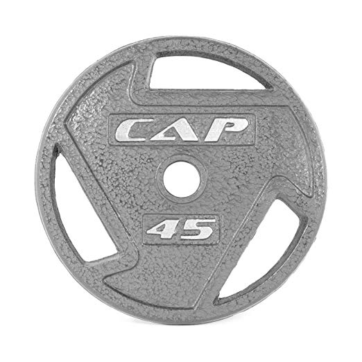 CAP Barbell 2-Inch Olympic Grip Plate, Various Sizes