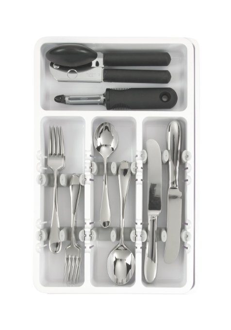 OXO Good Grips Expandable Utensil Organizer White