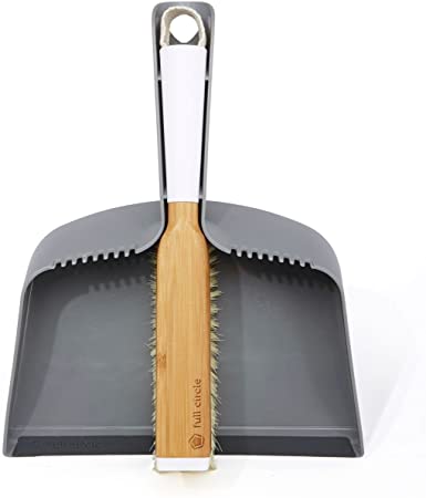 Full Circle Clean Team Brush & Dustpan Set - Gray