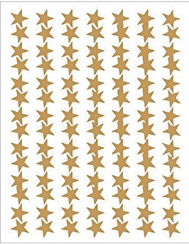 Teacher Created Resources Gold Stars Foil Stickers, Gold (1276)