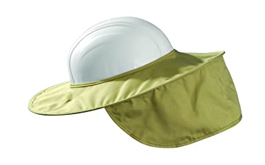OccuNomix Khaki CottonTwill Hard Hat Shade Neck Protector
